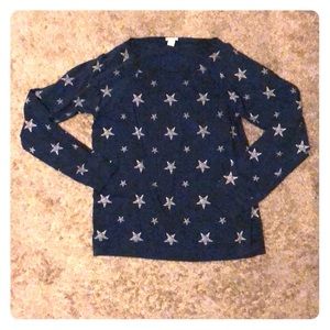 Vintage J CREW long sleeve top sz L